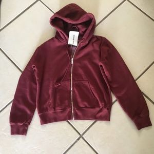 christy hoodie regular fit burgundy
